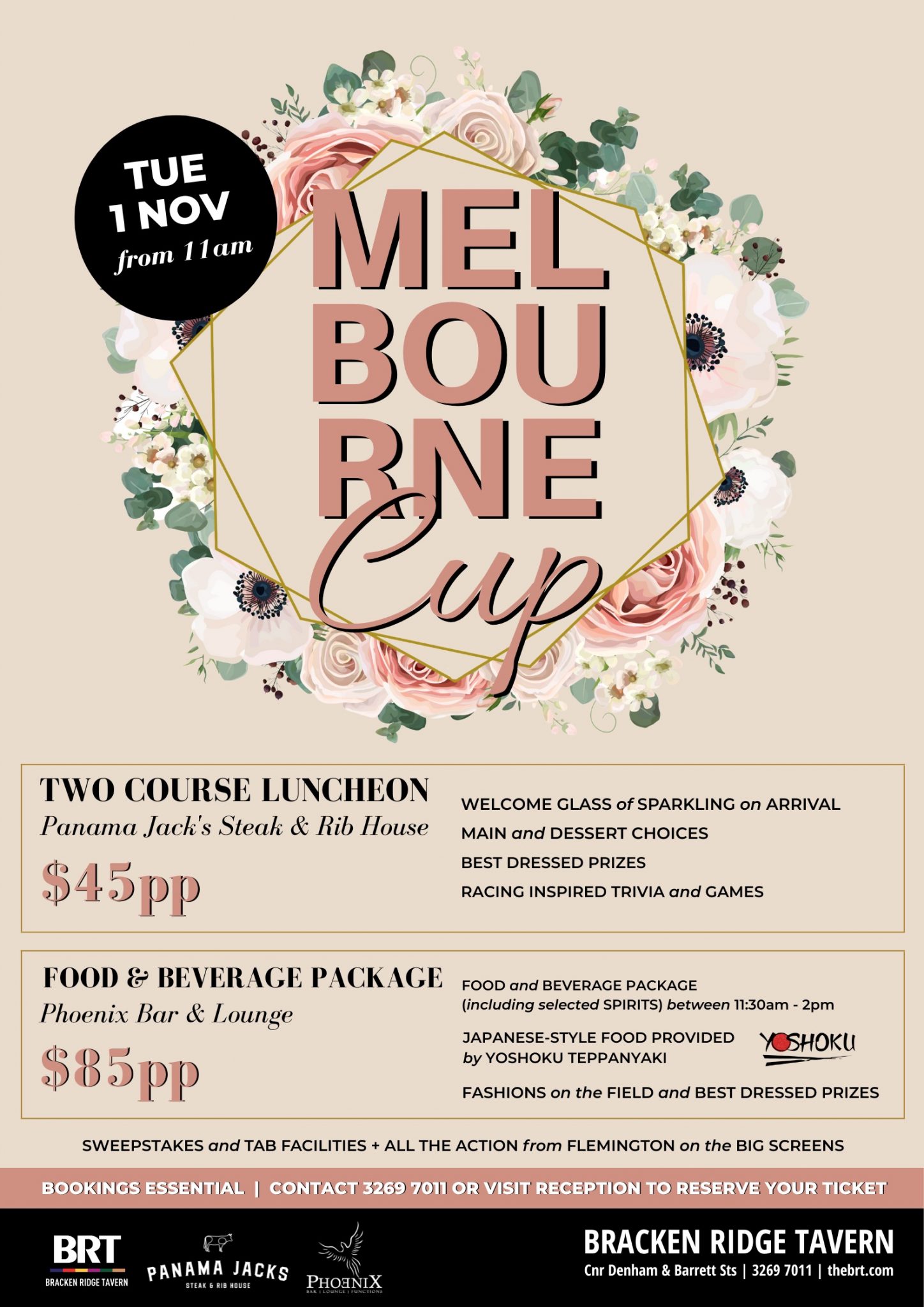 Melbourne Cup Events Brisbane Bracken Ridge Tavern